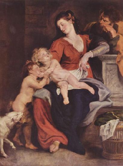 Peter Paul Rubens Heilige Familie mit dem Korbe oil painting image